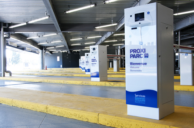 Borne de parking pour aéroport